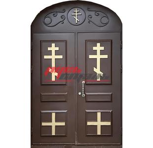 железная дверь в храм